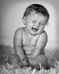 baby laughing