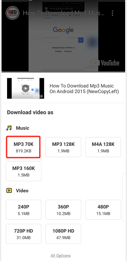 youtube mp3 96 kbps or 128 kbps