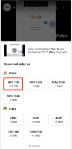 audio downloader for youtube