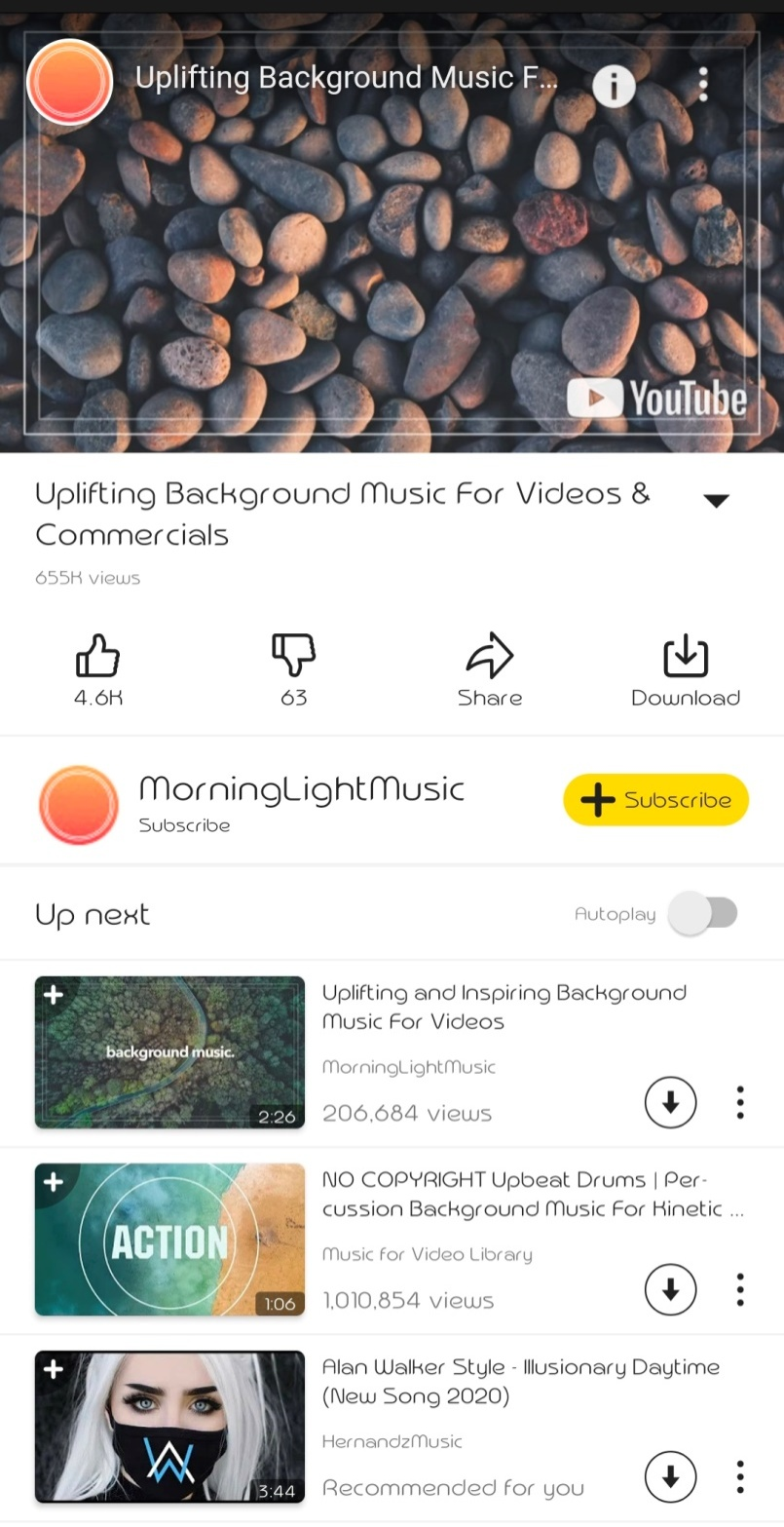 Get Background Music for Advertisement Free Download on Android